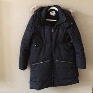 ⭐️Gap black maternity winter puffer coat small